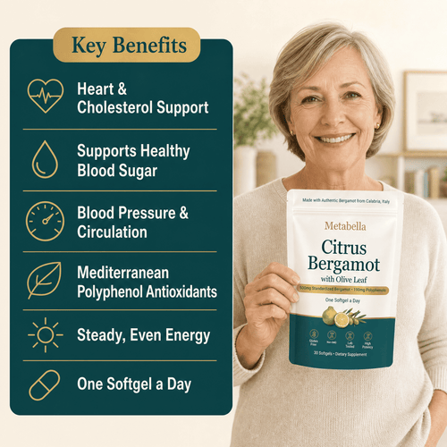 Citrus Bergamot 500mg with Olive Leaf